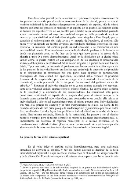 Génesis y estructura de la 'Fenomenología del Espíritu' de Hegel