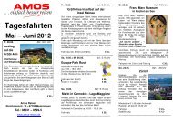 Tagesfahrten Mai – Juni 2012 - AMOS Reisen