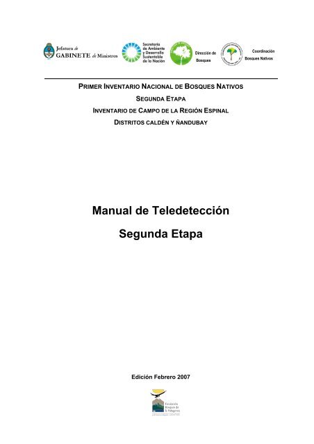 Manual de Teledetección - Secretaría de Ambiente y Desarrollo ...