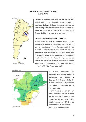 37 delta del parana - Subsecretaría de Recursos Hídricos