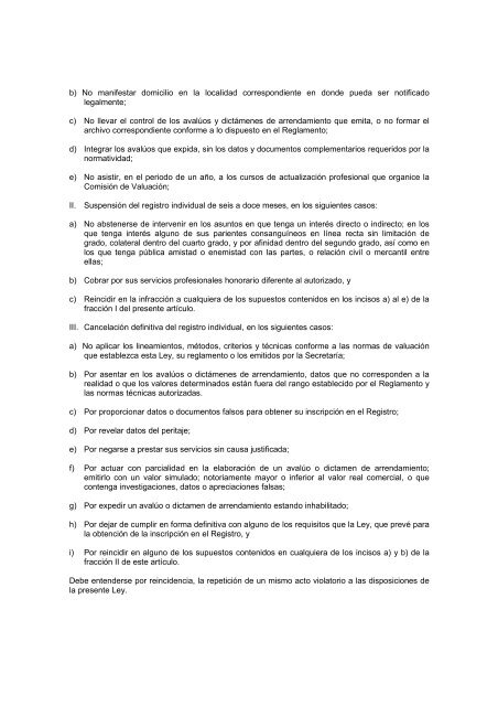 LEY DE VALUACION INMOBILIARIA DEL ESTADO DE VERACRUZ ...