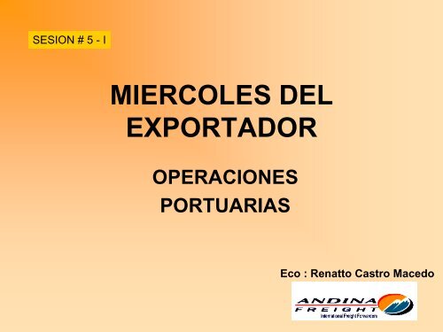 Caso Practico de distribución fisica internacional - Siicex