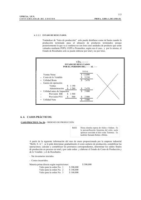 contabilidad de costos - sepi.upiicsa.ipn.mx - Instituto Politécnico ...
