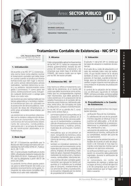 sector publico.pmd - Revista Actualidad Empresarial