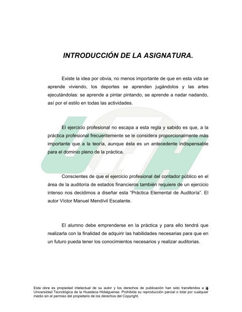 MANUAL DE ASIGNATURA - Biblioteca UTHH