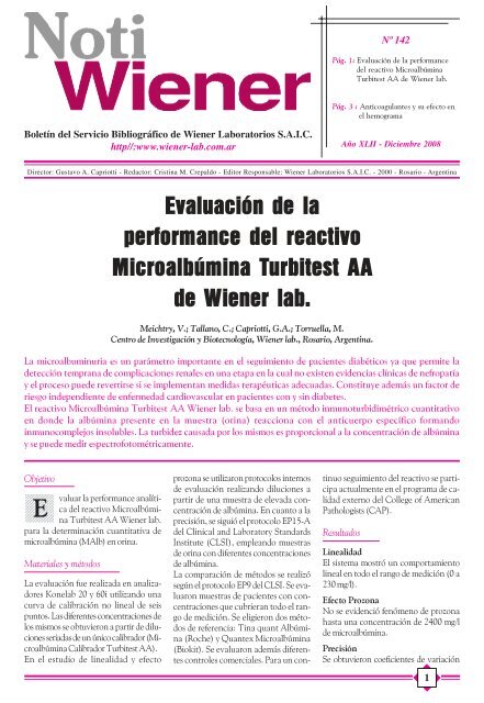 Bajar archivo PDF - Wiener lab