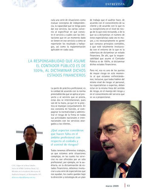 Revista Contaduría Pública - Colegio de Contadores Públicos de ...