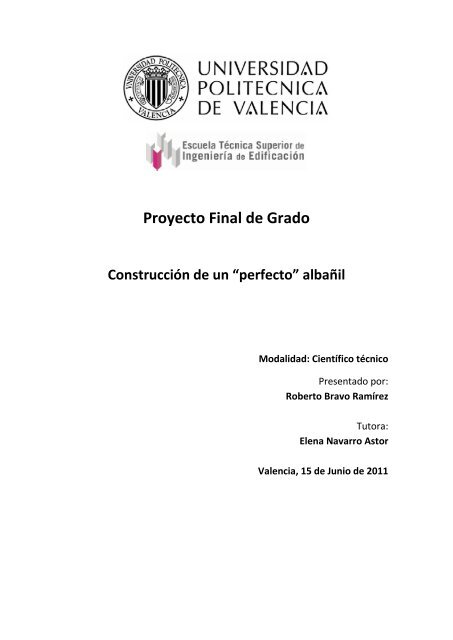 Construcción de ... Roberto Bravo Ramírez.pdf - RiuNet ...