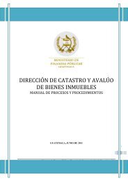 dirección de catastro y avalúo de bienes inmuebles - Ministerio de ...