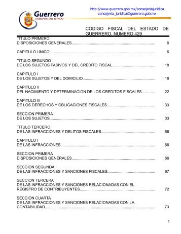 codigo fiscal del estado de guerrero