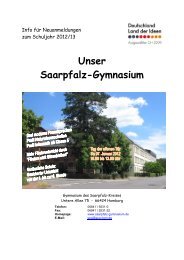 Sehr geehrte Eltern, - Saarpfalz-Gymnasium Homburg