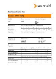 Material specification sheet Saarstahl - C45EC (Cq45)