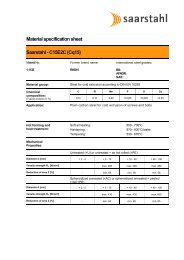 Material specification sheet Saarstahl - C15E2C (Cq15)