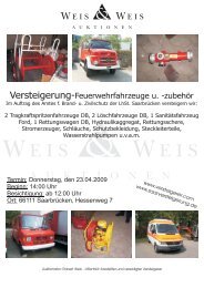 Versteigerung- - Weis und Weis Auktionen GmbH