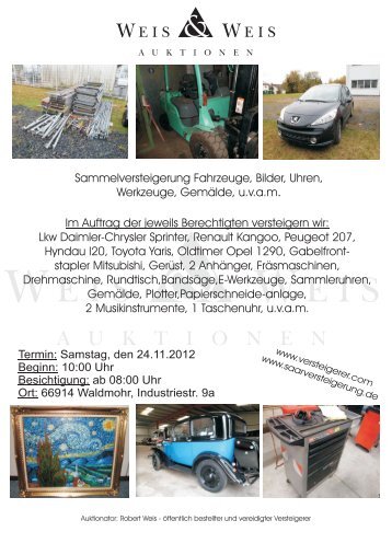 Download Sammelauktion 221112 - Weis und Weis Auktionen GmbH