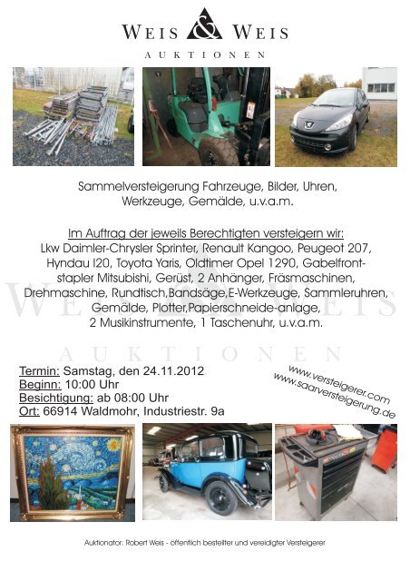 Download Sammelauktion 221112 - Weis und Weis Auktionen GmbH