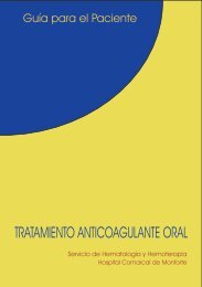 TRATAMIENTO ANTICOAGULANTE ORAL - Fisterra