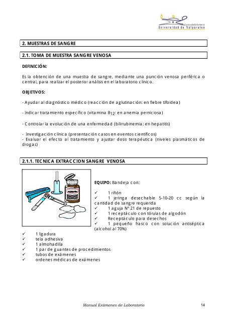 Definicion de los examenes de laboratorio