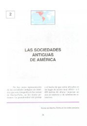 Las sociedades antiguas de América.