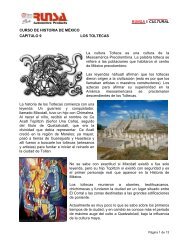 RUNSA // CULTURAL CURSO DE HISTORIA DE MÉXICO ...
