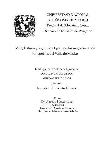 El funcionamiento de las tradiciones históricas indígenas