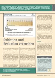 Oxidation und Reduktion vermeiden - Korken Schiesser