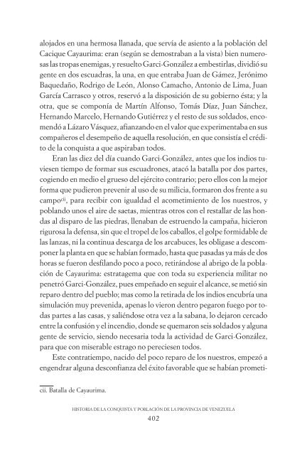 historia de la conquista y población de la provincia de venezuela