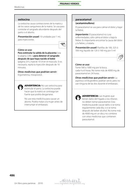 Medicinas: usos, dosis y precauciones para las medicinas ...