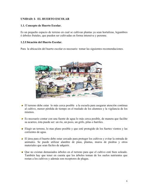 Guía de huerto - Portal Educativo Nicaragua Educa