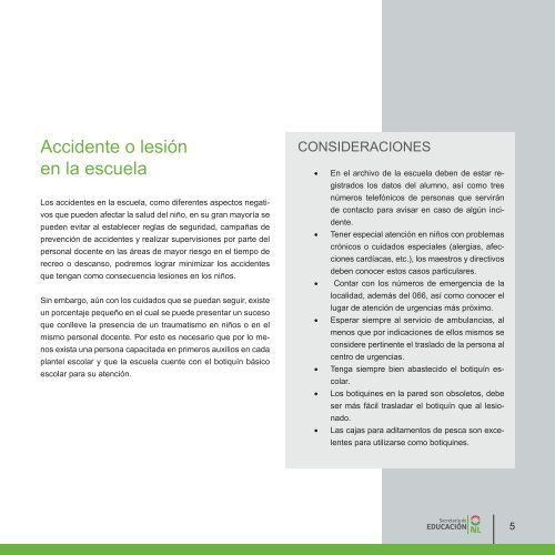 manual y protocolo de seguridad escolar - Gobierno del Estado de ...