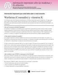 Warfarina (Coumadin) y vitamina K