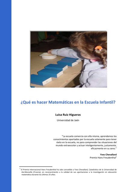 HACER MATEMÁTICAS-LUISA RUIZ - CEP de Jerez