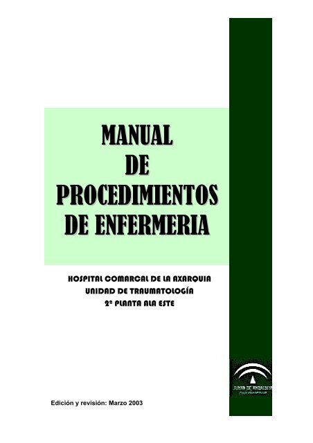 Manual de procedimientos de enfermer a