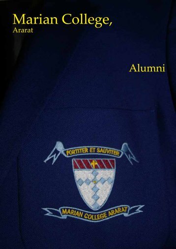 Alumni Newsletter - Marian College