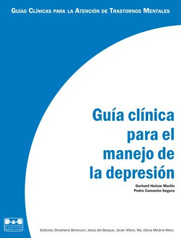 Guía clínica para el manejo de la depresión - Instituto Nacional de ...