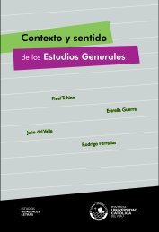 Contexto y sentido - Textos PUCP Textos - Pontificia Universidad ...