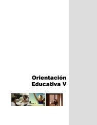 Orientación Educativa V - Colegio de Bachilleres del Estado de ...
