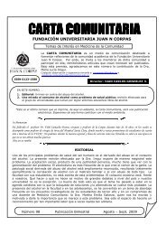 carta comunitaria carta comunitaria - Fundación Universitaria Juan ...