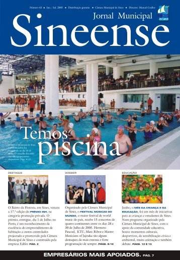 Sineense 43 (Jun - Jul 05) - Câmara Municipal de Sines