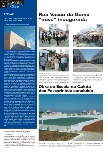 Sineense 43 (Jun - Jul 05) - Câmara Municipal de Sines