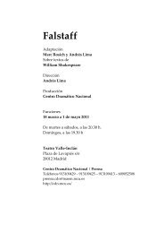 Falstaff - Centro Dramático Nacional