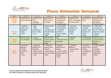 Ementas de Maio - Lar Frei Manoel das Entradas