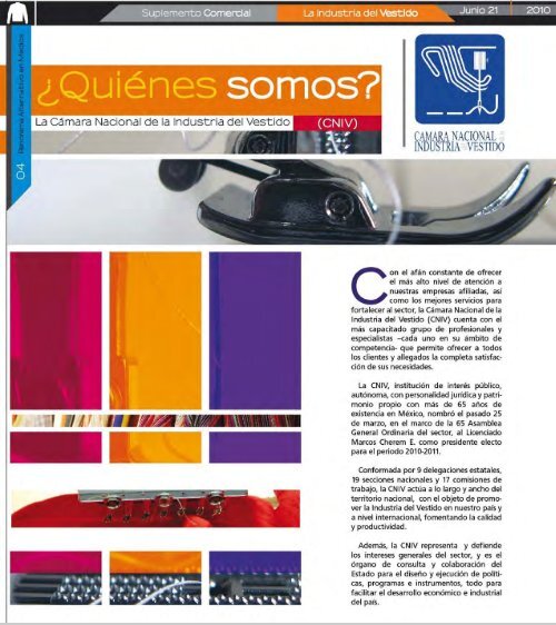 en formato PDF. - Cámara Nacional de la Industria del Vestido