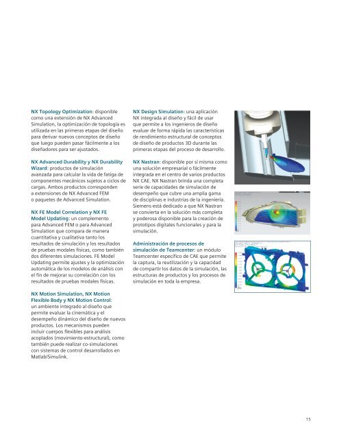 NX CAE brochure (Mexican Spanish) - Siemens PLM Software