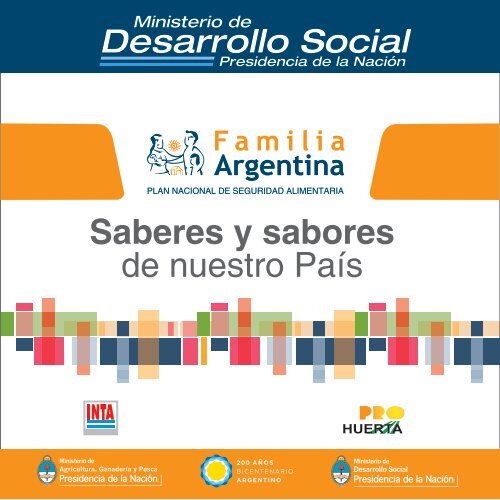 Saberes y sabores de nuestro País - Ministerio de Desarrollo Social