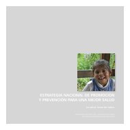 estrategia nacional de promoción y prevención para una - Dirección ...