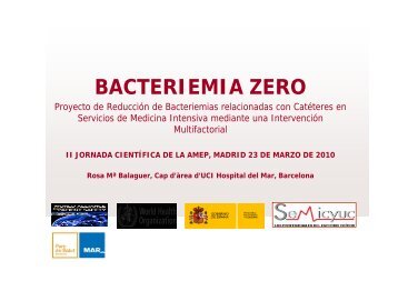 Implantación del Proyecto Bacteriemia Zero en el Hospital ... - AMEP