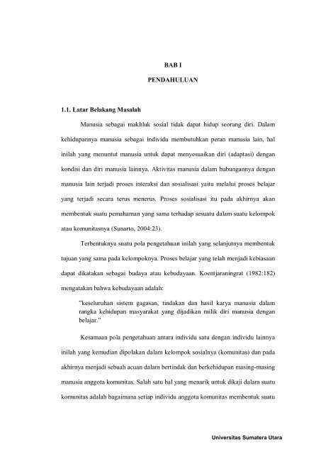 Chapter I.pdf - USU Institutional Repository - Universitas Sumatera ...