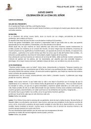 Eucaristía y lavatorio