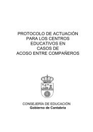 protocolo de actuación para los centros educativos ... - Educantabria